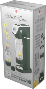 Aparat preparare bauturi carbogazoase Green Matt Berlinger Haus BH 9785N, verde mat, include 2 sticle reutilizabile