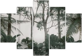 Tablou - Jungla în ceața dimineții (150x105 cm)