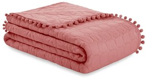 Cuvertură de pat AmeliaHome Meadore roz, 220 x 240 cm