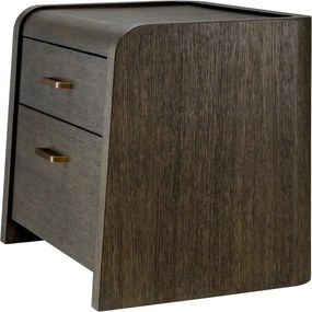 Noptiera design LUX, Furnir de stejar Mocha, Joane