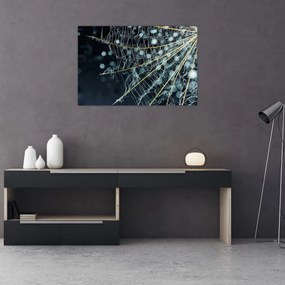 Tablou - Floare cu pânză de pâianjen (90x60 cm)