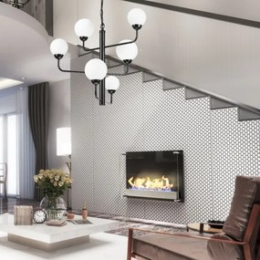 Lustră pe lanț OSCAR 6xG9/5W/230V neagră