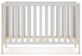 Pătuț alb/în culoare naturală 60x120 cm Esteban – Marckeric