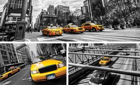 Fototapet - Taxiu galben - colaj (254x184 cm)