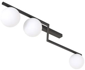 Plafonieră de tavan NATON 3xE14/10W/230V negru/alb