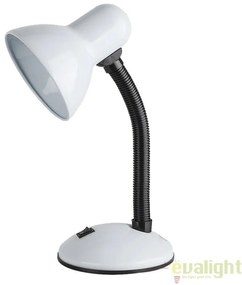 Veioza, Lampa de birou, finisaj alb, Dylan 4168 RX
