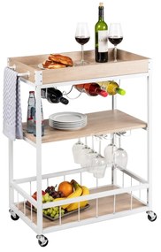 Măsuță de servire cu roți 40x80 cm Rustico – Wenko