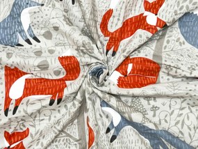 Lenjerie de pat creponata pentru patut Renforce FOXIVA grena Dimensiune lenjerie de pat: 45 x 65 cm | 90 x 140 cm