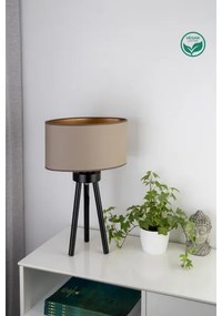 Lampă de masă OVAL Duolla VEGAN 1xE27/15W/230V d. 30 cm bej