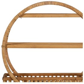 Raft în culoare naturală etajat din ratan 45,5 cm – Ixia