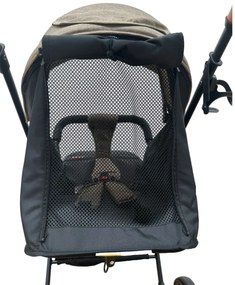 Carucior sport pentru copii cu maner reversibil si pliere compacta tip troller, 6-36 luni - CPC-52-crem