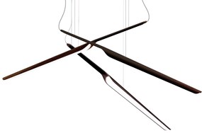 Lampă suspendată Swan Wing 1130 mm, reglabilă, multe variante - TUNTO Model: vigoare, Capac: placaj presat, vopsit în negru