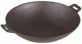 Wok din fontă Ø31 cm Kinghoff, potrivit pilta cu inductie