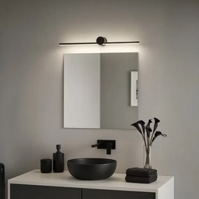 Corp de iluminat LED pentru oglindă de baie ARTIST, 9 W, 230 V, 60 cm, IP44, negru