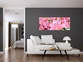 Tablou - Liliac roz (120x50 cm)