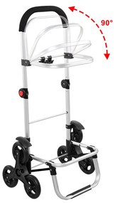 Carucior cumparaturi  Stairs Climber pliabil husa detasabila 3 roti  Metal/Poliester Negru