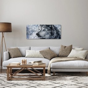 Tablou - Lupul din desene animate (120x50 cm)