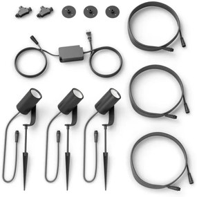 Philips 17414/30/P7 - Set 3x LED spot Hue LILY 3xLED/8W/230V IP65