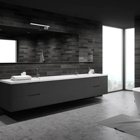 Aplică de perete LED pentru baie SHINE, 11W, 230V, 45 cm, IP44, crom lucios