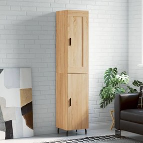 vidaXL Dulap înalt, stejar sonoma, 34,5x34x180 cm, lemn prelucrat