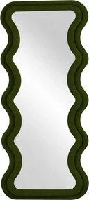 Oglindă decorativa - Montare independenta, cu rama pluș, 180x75 cm