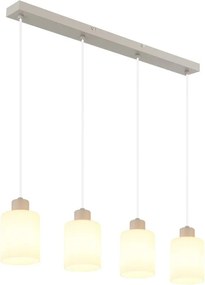 Lustra cu 4 pendule din sticla TRENT