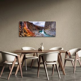 Tablou - Canionul Studlagil (120x50 cm)