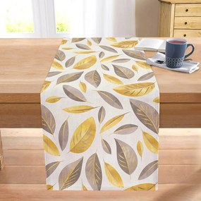 Napron de masă 40x130 cm Yellow And Brown Leaves – Mila Home