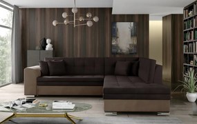 Coltar tapitat, extensibil, 260x80x205 cm, Pieretta R02, Eltap (Culoare: Roz / Matt Velvet 63)