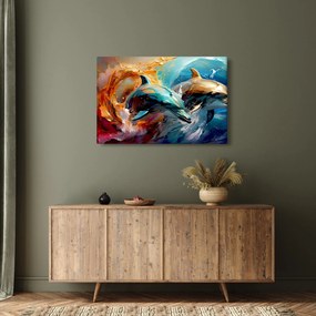 Tablou - Pictură de delfin (90x60 cm)