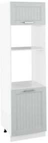 Dulap încorporat Janne Typ 81 (gri deschis + alb). 1021237