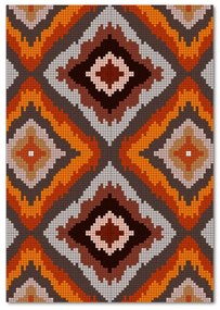 Tablou Printat Pe Sticlă fundal retro