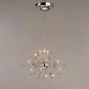 Lustra cristal Swarovski Spectra design modern de lux GALAXY 15L crom