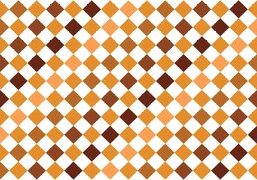 Fototapet - Mozaic - gresie maro (152,5x104 cm)