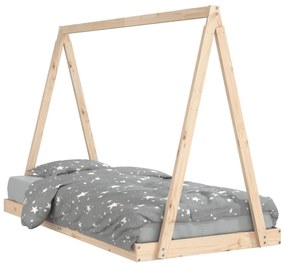 834531 vidaXL Cadru de pat pentru copii, 90x190 cm, lemn masiv de pin
