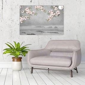 Tablou - Peisaj cu lună (90x60 cm)