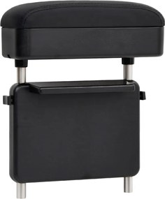 vidaXL Cotieră auto universală, negru, 23x8x(30-38) cm ABS