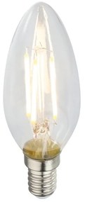 Set de 2 becuri E14 LED candle 4 Watt 400lm 3000K