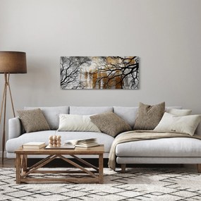Tablou - Siluetă copac (120x50 cm)