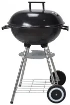 GRATAR ROTUND CU ROTI,56 CM,CAPAC INCLUS,NEGRU,METAL