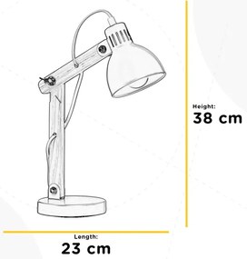 Lampă de masă ONLI NORA 1xE14/6W/230V gri