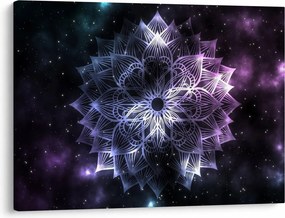 Tablou - Mandala Lotus în spațiu (70x50 cm)