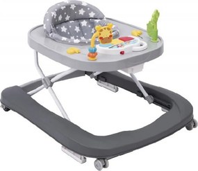 Premergator Premium 2 in 1 NOVOKIDS™ Little Giraffe Walker, Reglabil in 3 trepte de inaltime, Transformabil in antemergator, Roti silentioase, Cu