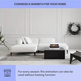 Klarstein Phantasma Graca, șemineu cu etanol, fără fum și fără miros