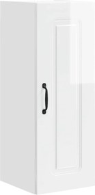 vidaXL Dulap de bucătărie Kalmar Alb lucios 30 x 31 x 80 cm