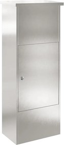 vidaXL Cutie pentru colet cu depozitare Argintiu 44,5 x 29 x 110,5 cm