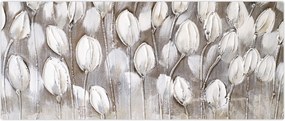 Tablou - Lalele structurate (120x50 cm)