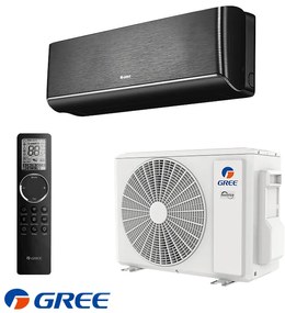 Aparat de aer conditionat inverter Gree Airy GWH12AVCXD-K6DNA1A, 12 000BTU, 24 m², A+++/A++, Wi-Fi, R-32, Negru