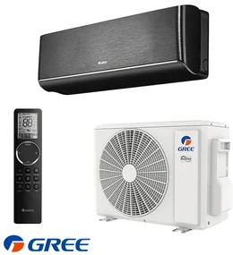 Aparat de aer conditionat inverter Gree Airy GWH12AVCXD-K6DNA1A, 12 000BTU, 24 m², A+++/A++, Wi-Fi, R-32, Negru