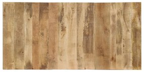 Masa de bucatarie, 180 x 90 x 76 cm, lemn masiv de mango 1, Maro, 180 x 90 x 76 cm
